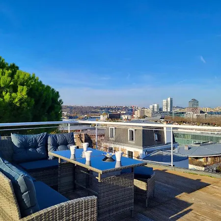 360 : Superbe Maison, Rooftop, Vue Tour Eiffel, T2 Meudon