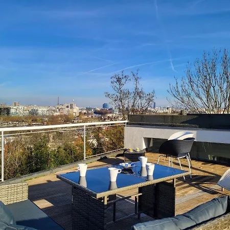 360 : Superbe Maison, Rooftop, Vue Tour Eiffel, T2 *