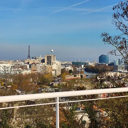 Apartment 360 : Superbe Maison, Rooftop, Vue Tour Eiffel, T2 Meudon